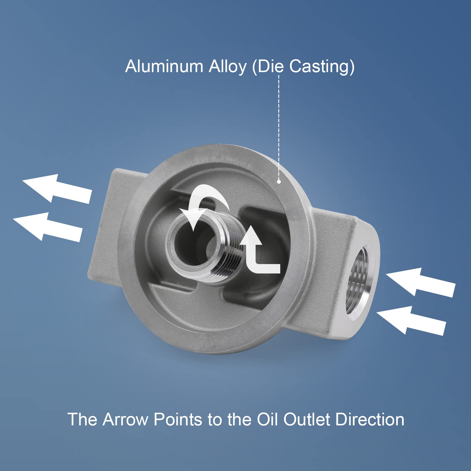 Dicmic High Flow Fuel Filter, 1” Npt 30 Micron Spin-On Cartridge Style For Mobile And Stationary Fuel Pump Tank Boat