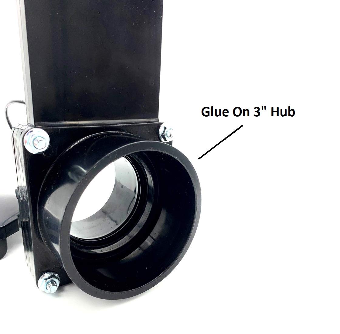 Valterra 3'' Stainless Steel RV Waste Dump Gate Valve w/Cap (1)