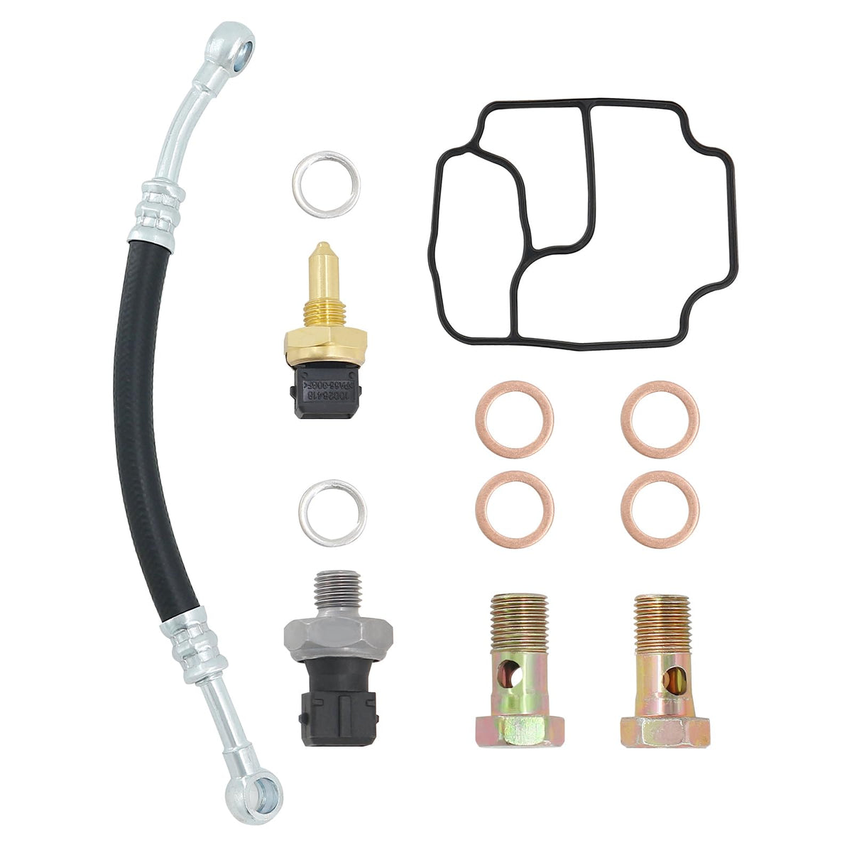 Engine Oil Filter Housing Seal Kit Compatible with BMW E46 E39 E53 E85 320i 325i 325Ci 330i 525i 530i M3 X3 X5 Z3 Z4 Replaces 12