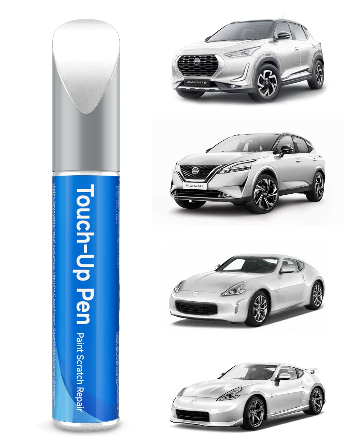 QM1 Cloud White/Fresh Powder Touch Up Paint Compatible with Nissan Exact Match Touch Up Paint Car Scratch Repair