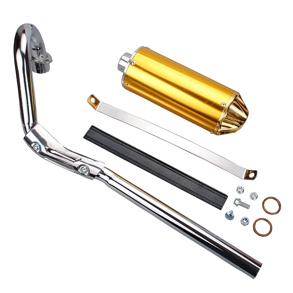 Muffler Exhaust Pipe Bikes Crf Xr50 Sdg Ssr Ttr Ycf 50-125Cc Pit Trail Dirt Pit Dirt Bike Motorcycle
