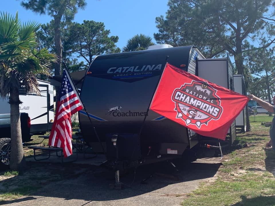 Multi-Purpose Magnetic Flag Holder Bundle - Camping & RV Accessory