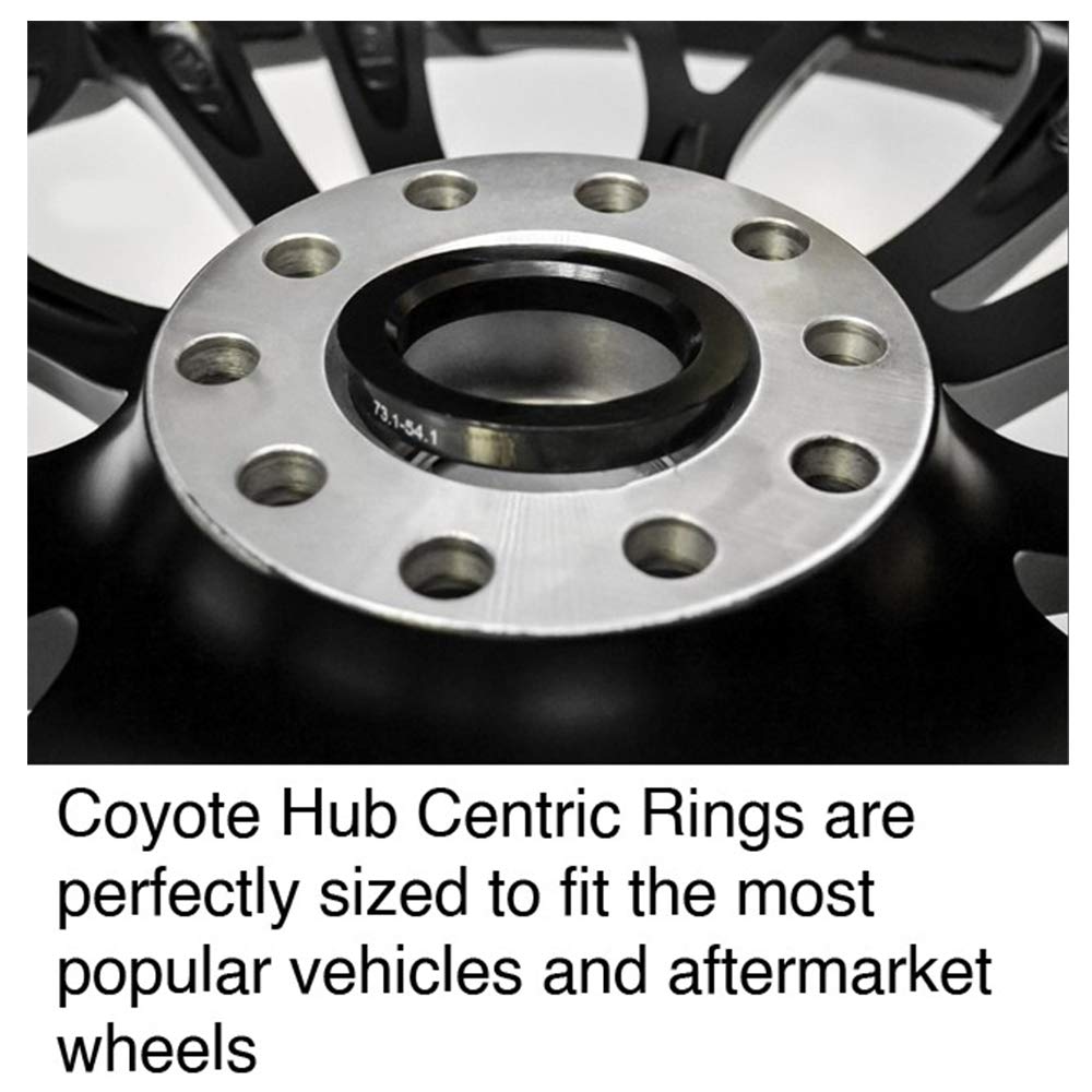 Coyote Wheel Accessories 72-7150 Hub Centric Ring, Set Of 4 (72.6Mm Od To 71.50Mm Id)