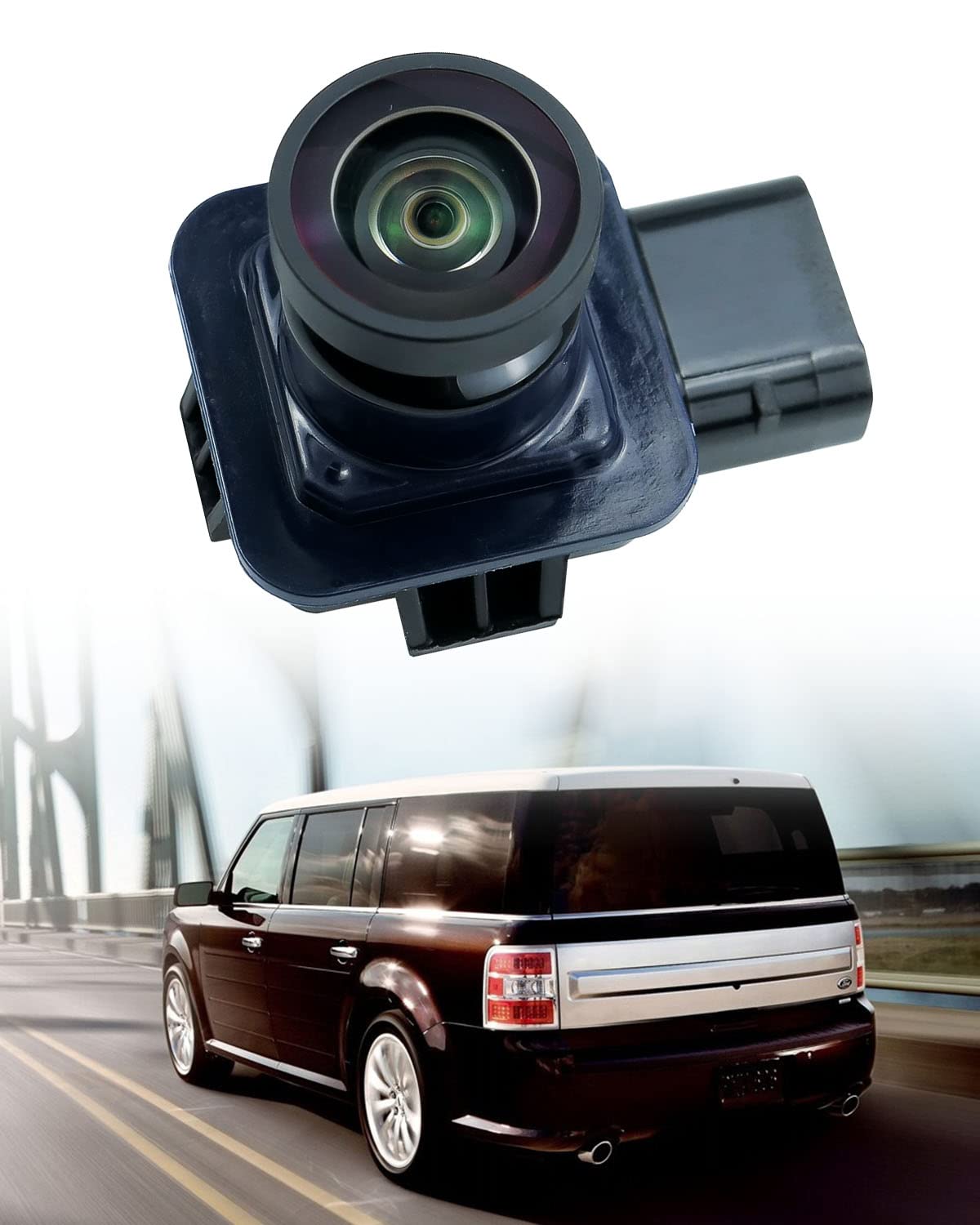 Reverse Backup Camera Fits For Ford Flex 2013-2019 Rear View Backup Camera Da8Z-19G490-A, Da8Z-19G490-C, Ea8Z-19G490-A, Ga8Z-19G