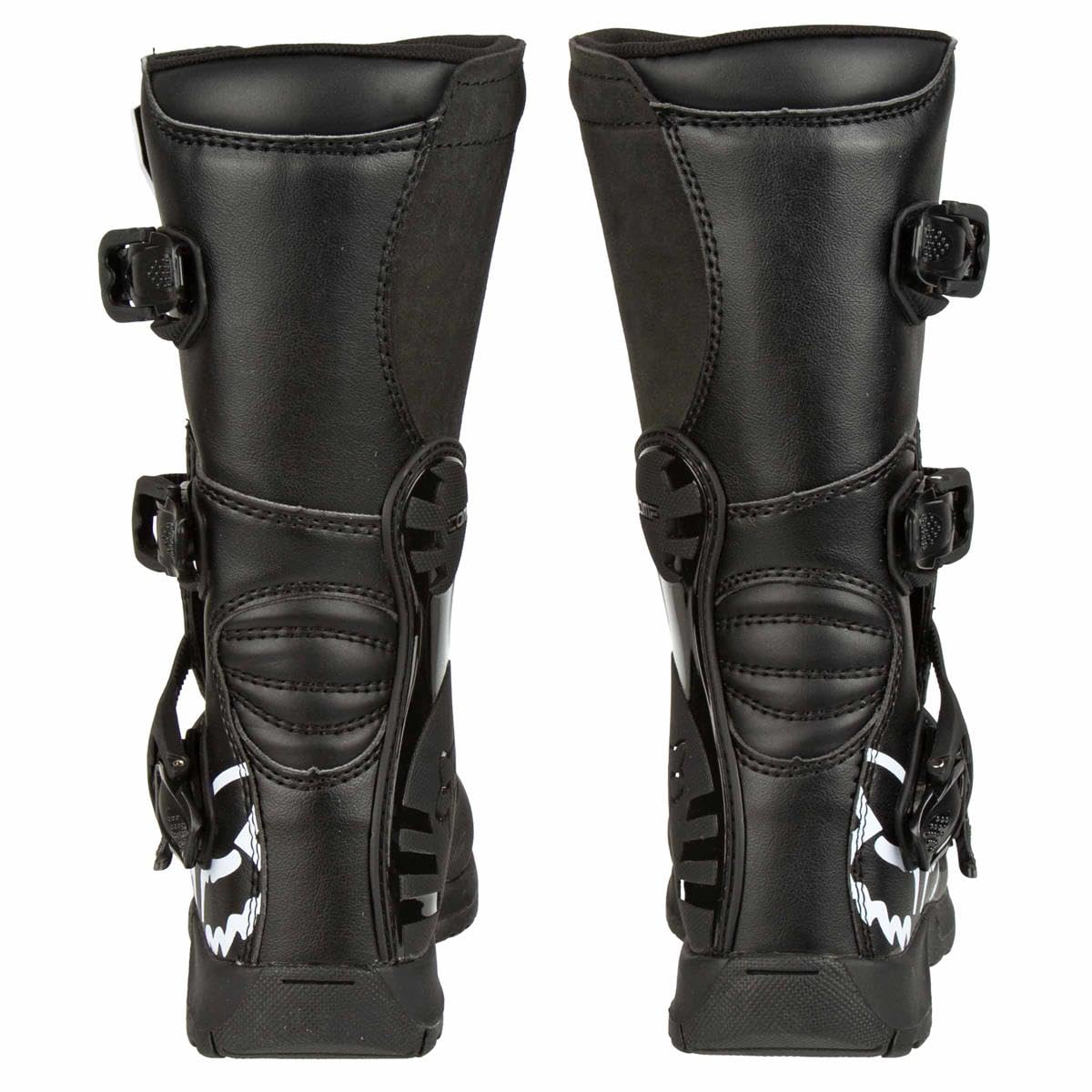 Fox Racing Unisex-Child Youth Comp 3 Motocross Boot,Black,Big Kid 4