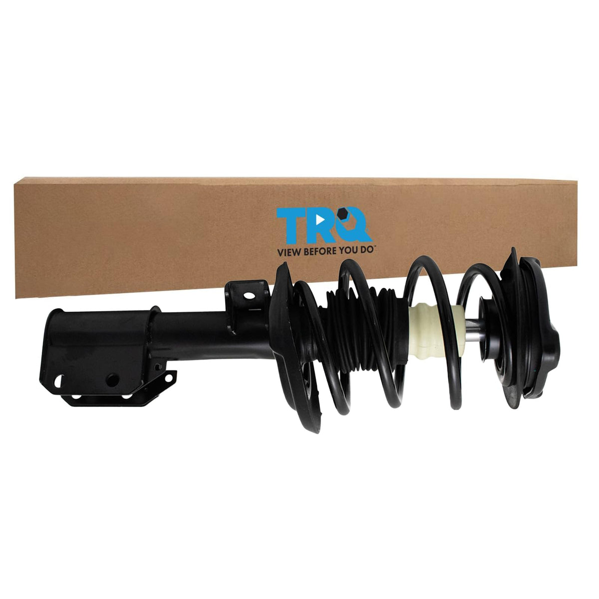Trq Front Left Right Complete Strut & Coil Spring Assembly Driver Passenger Side Compatible With 2008-2014 Mercedes-Benz C300 20