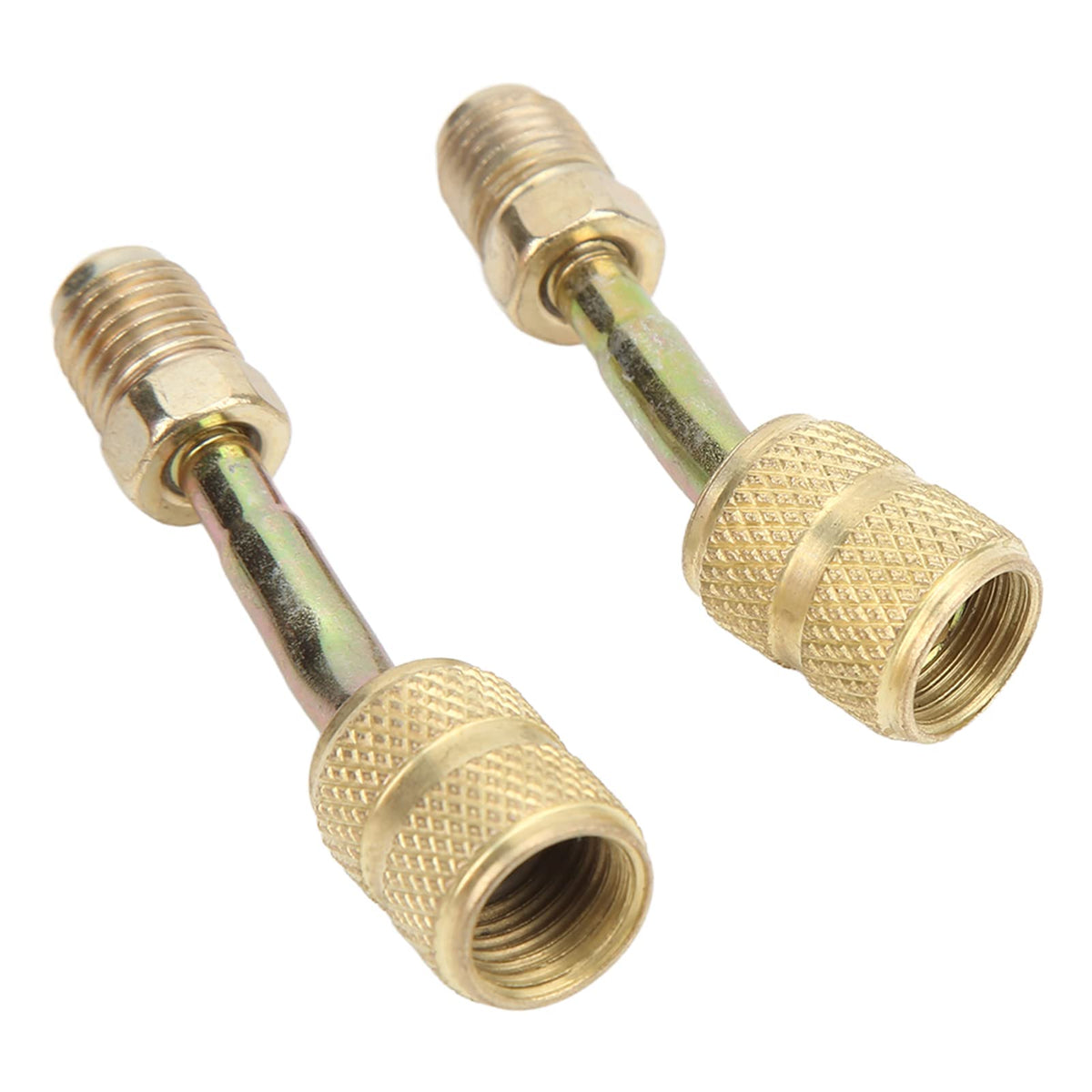 R410A Connector,2 Pcs Universal Charging Vacuum Port Adapter R410A Adapters 1.4 To 5.16 Converter For Mini Split System Air Cond