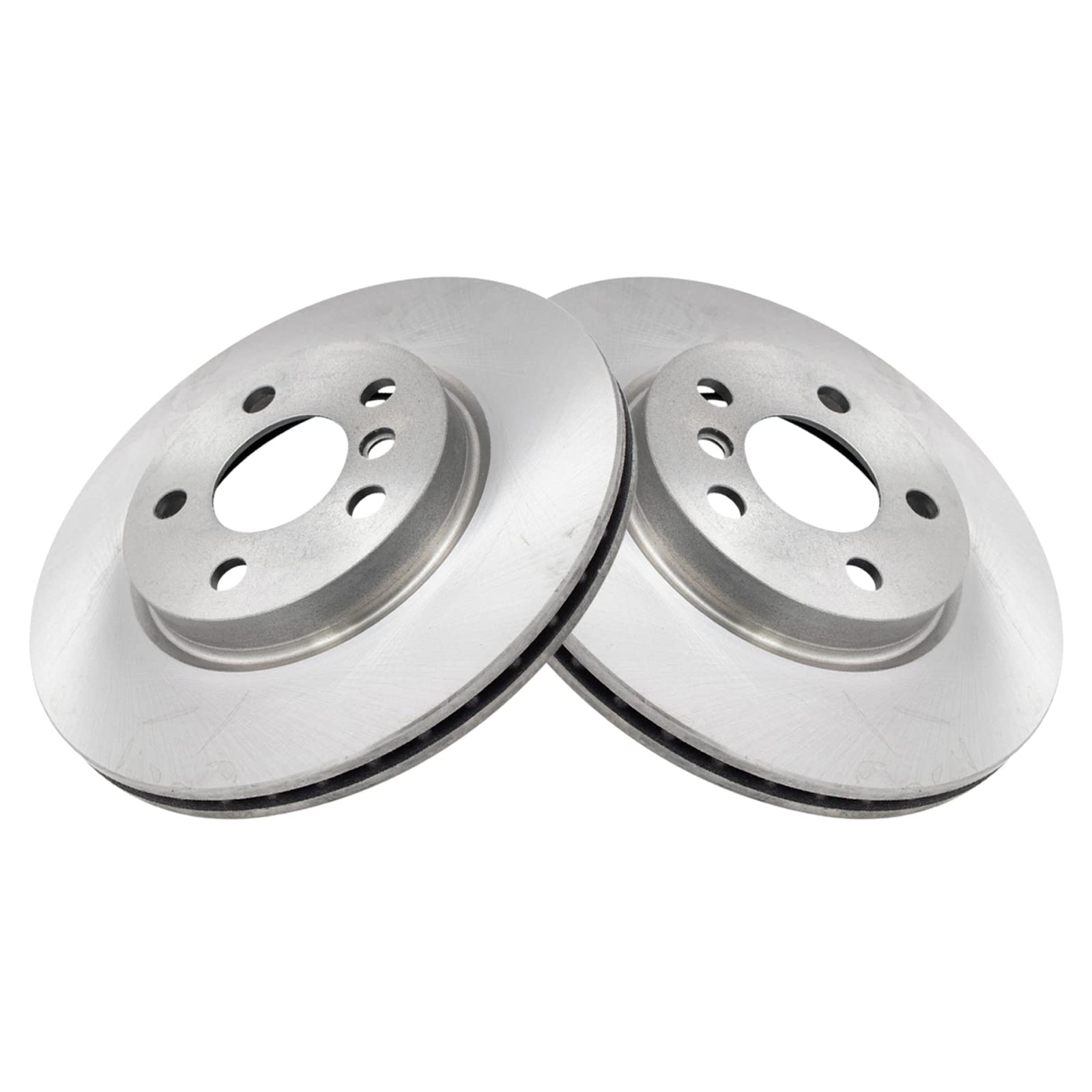 Trq Front Brake Rotors Set Vented Compatible With 2014-2021 Mini Cooper