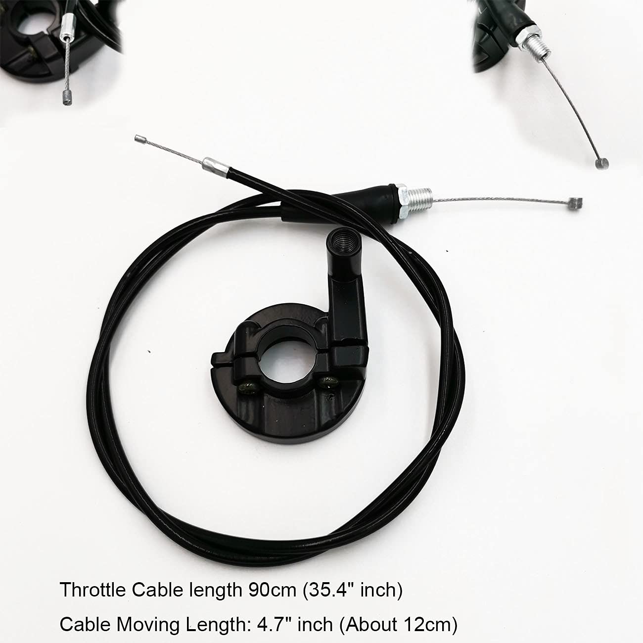 7/8' (22Mm) Throttle Handle Grips Cable For Atv Quad Pit Bike Dirt Bike Baja Mini Bike Mb165 Mb200 90Cc 125Cc 150Cc 200Cc Coleman Ct200U Trail 200 196Cc