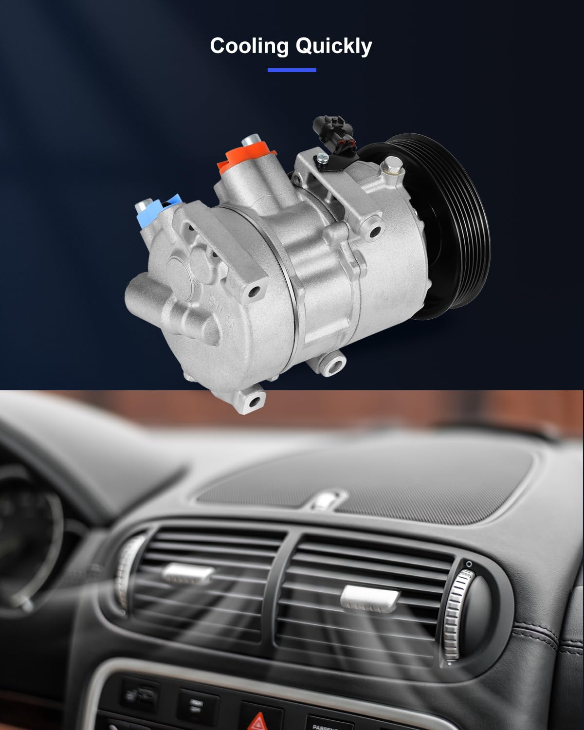 Eccpp Ac Compressor 2016-2017 Fit For Hyundai Tucson 1.6L Ac Compressor With Clutch