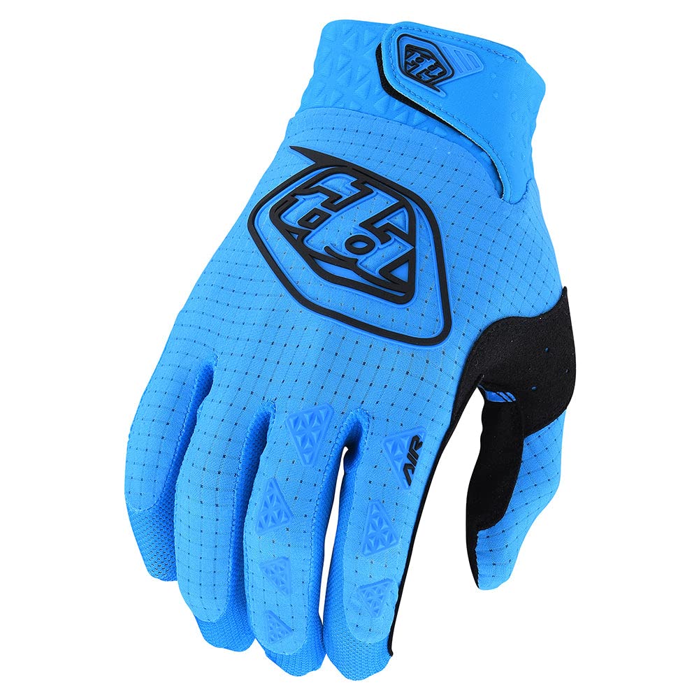 Troy Lee Designs Motocross Motorcycle Dirt Bike Racing Mountain Bicycle Riding Gloves, Air Glove (Cyan, Medium)