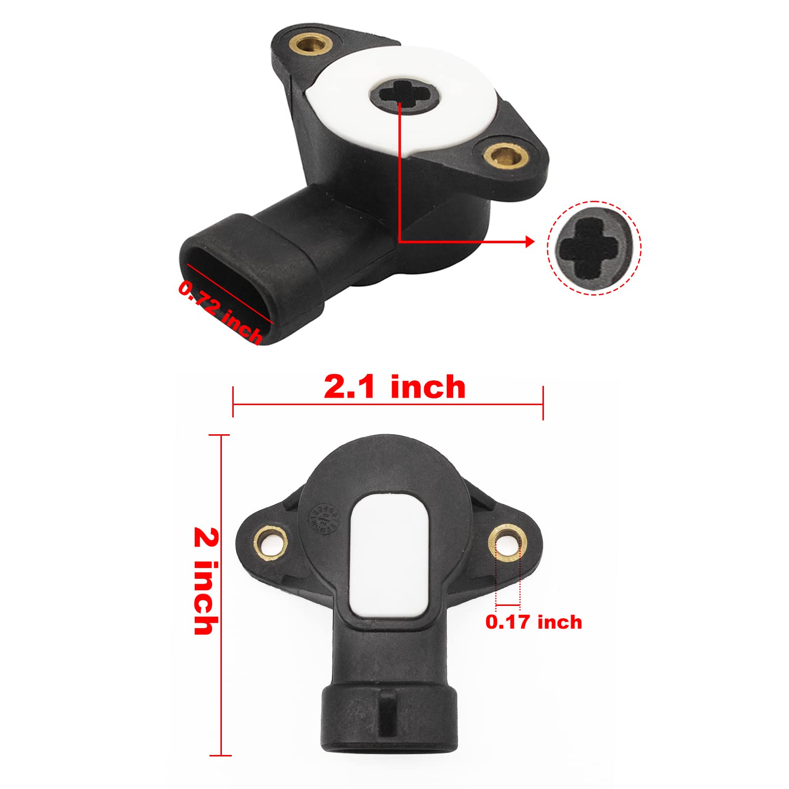 Drive-Up Accelerator Position Sensor For Ezgo Rxv 2008-Up Electric Golf Cart 600019