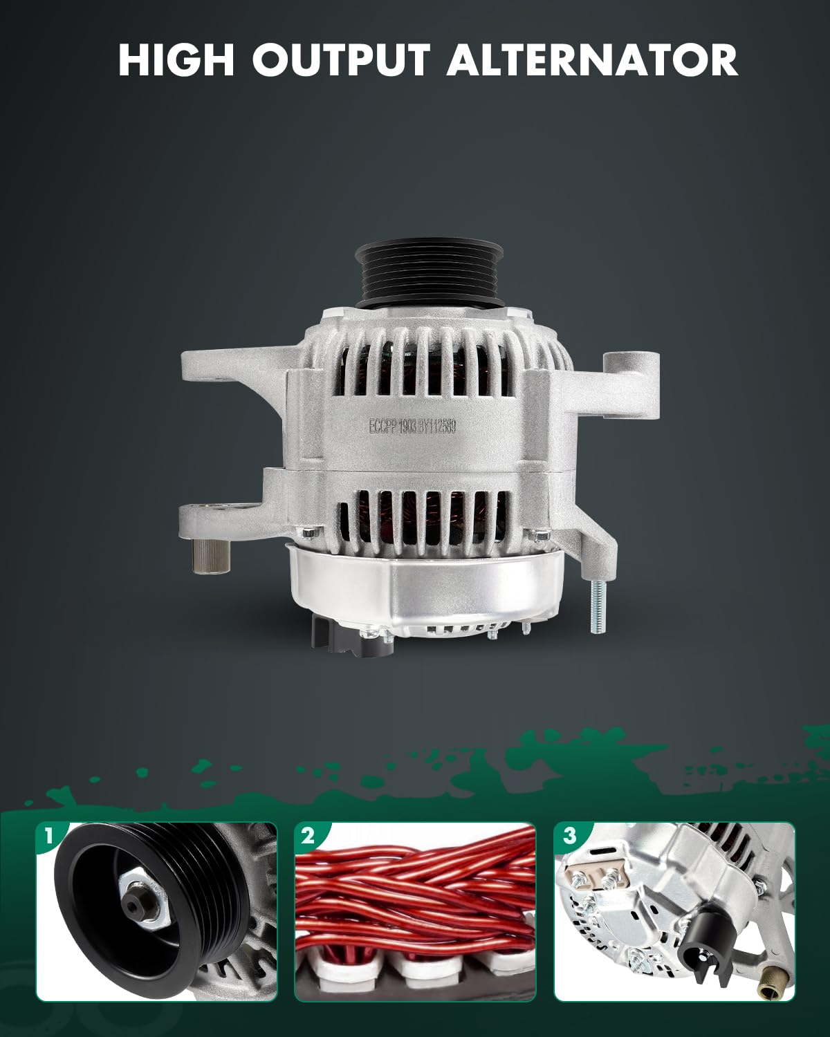 SCITOO Alternator Replacement for Jeep for Cherokee 1991-1998, for Jeep for Comanche 1991-1992, for Jeep for Grand Cherokee 1993