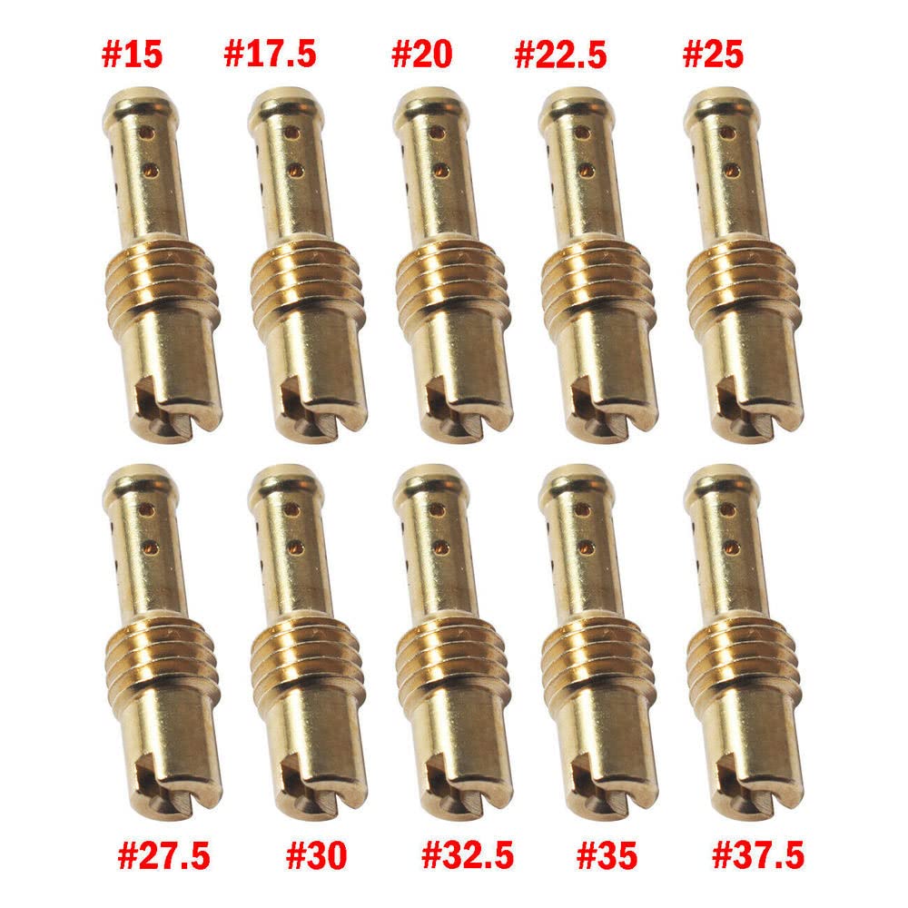25Pcs Carburetor Main Jet Kit Compatible With Mikuni Vm22 Vm24 125/150/200/250/Dirt Pit Bike Atv