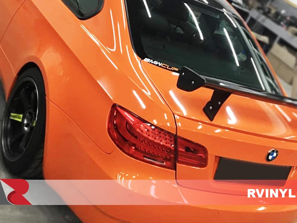 Avery Dennison Sw900 370-O In Gloss Orange Dual Layered Vinyl Car Supreme Wrapping Film - 72'' X 60'' - Vehicle Sheet Roll