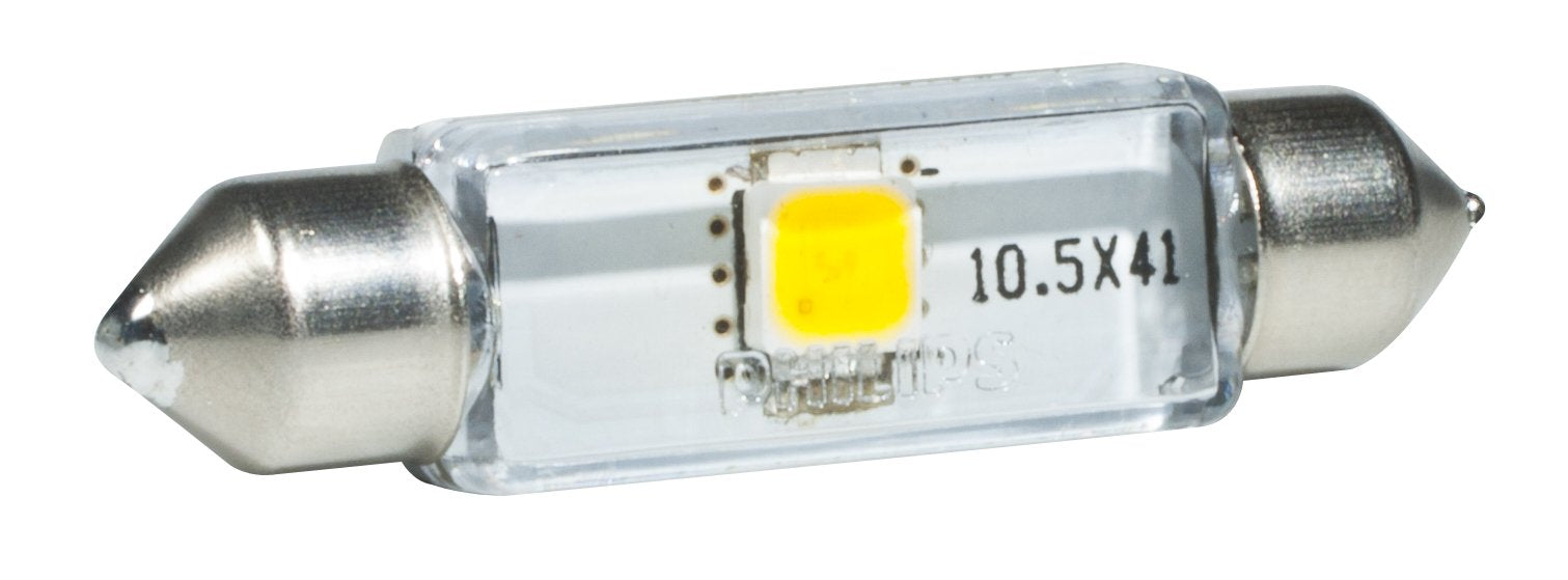 Philips 43mm festoon X-tremeVision LED 6000K Interior light (Pack of 1)
