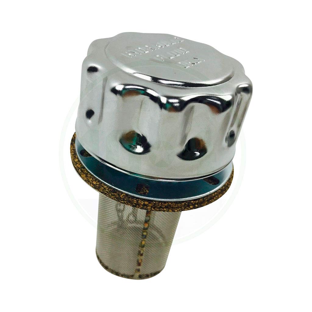 Buyers Product Hydraulic Filler-Strainer Breather Cap - 40 Micron Filtration, Model Number Tfa005715, Gray