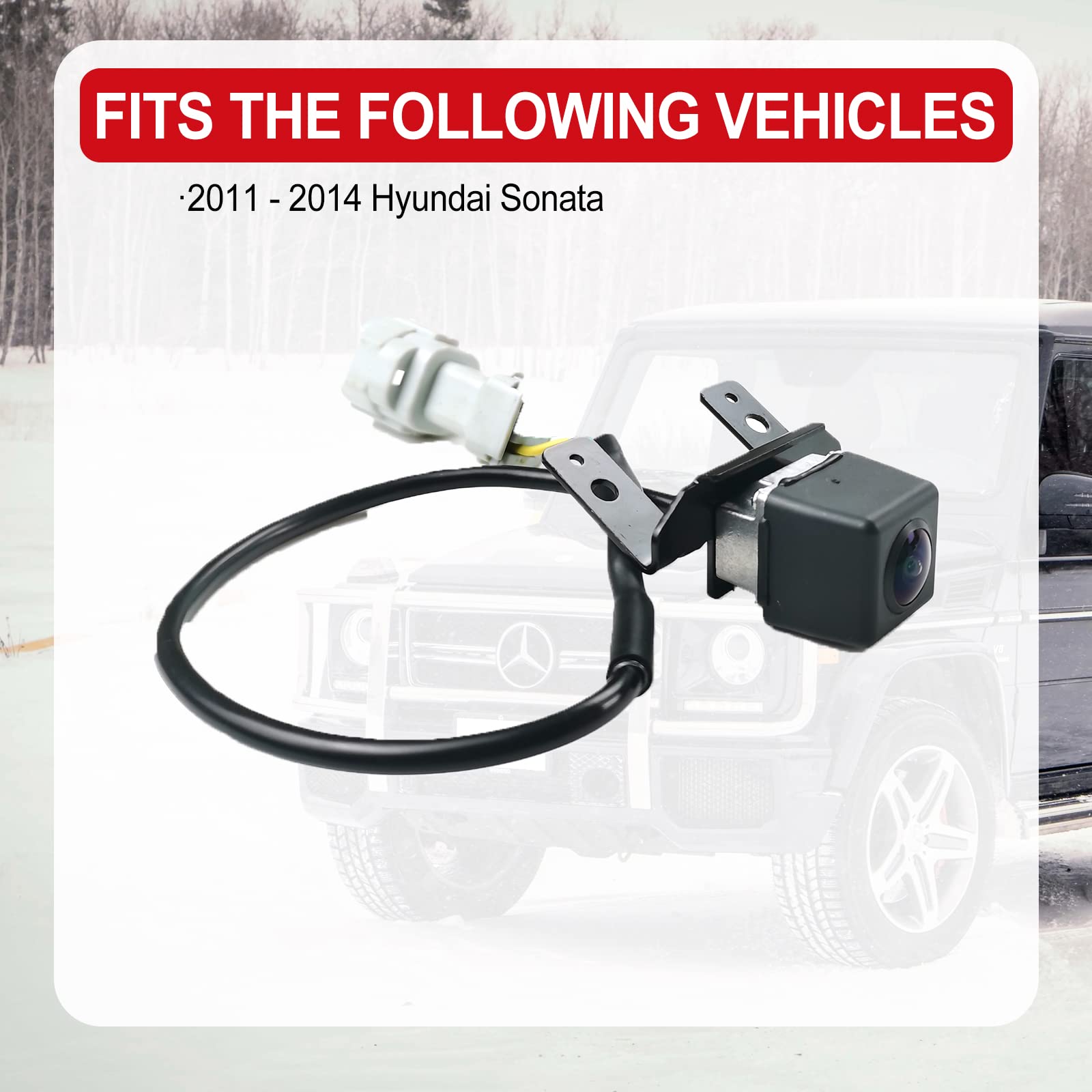Fexon 95760-3S102 Vehicle Rear View Backup Reverse Camera Compatible With Hyundai Sonata 2011 2012 2013 2014