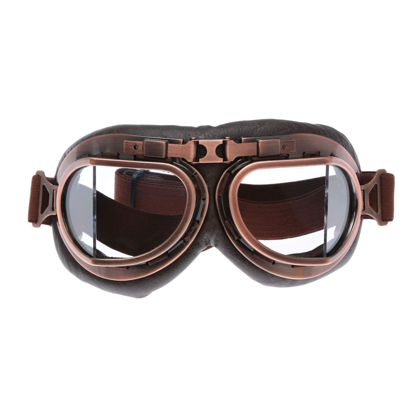 MUXSAM Vintage Motorcycle Goggles, ATV Motocross Goggles, Dirt Bike Racing Riding Off Road Scooter Glasses, Windproof Dustproof 