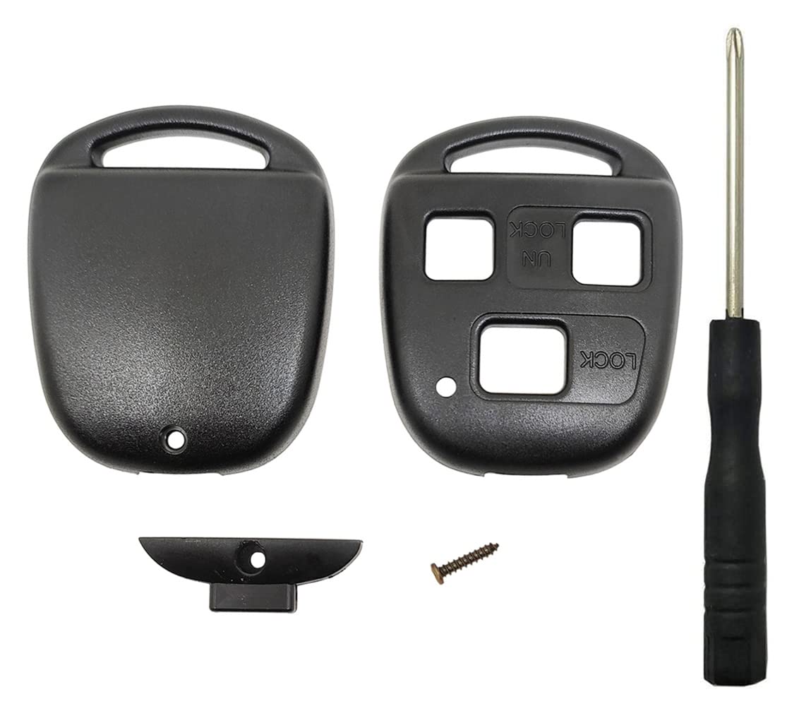 Horande Replacement Key Fob Cover Case Fit For Lexus Es Gs Gx Is Ls Lx Rx Sc Is300 Is330 Es300 Es330 Gx470 Rx330 Rx350 Rx400H Ls400 Ls430 Lx470 Keyless Entry Key Fob Shell