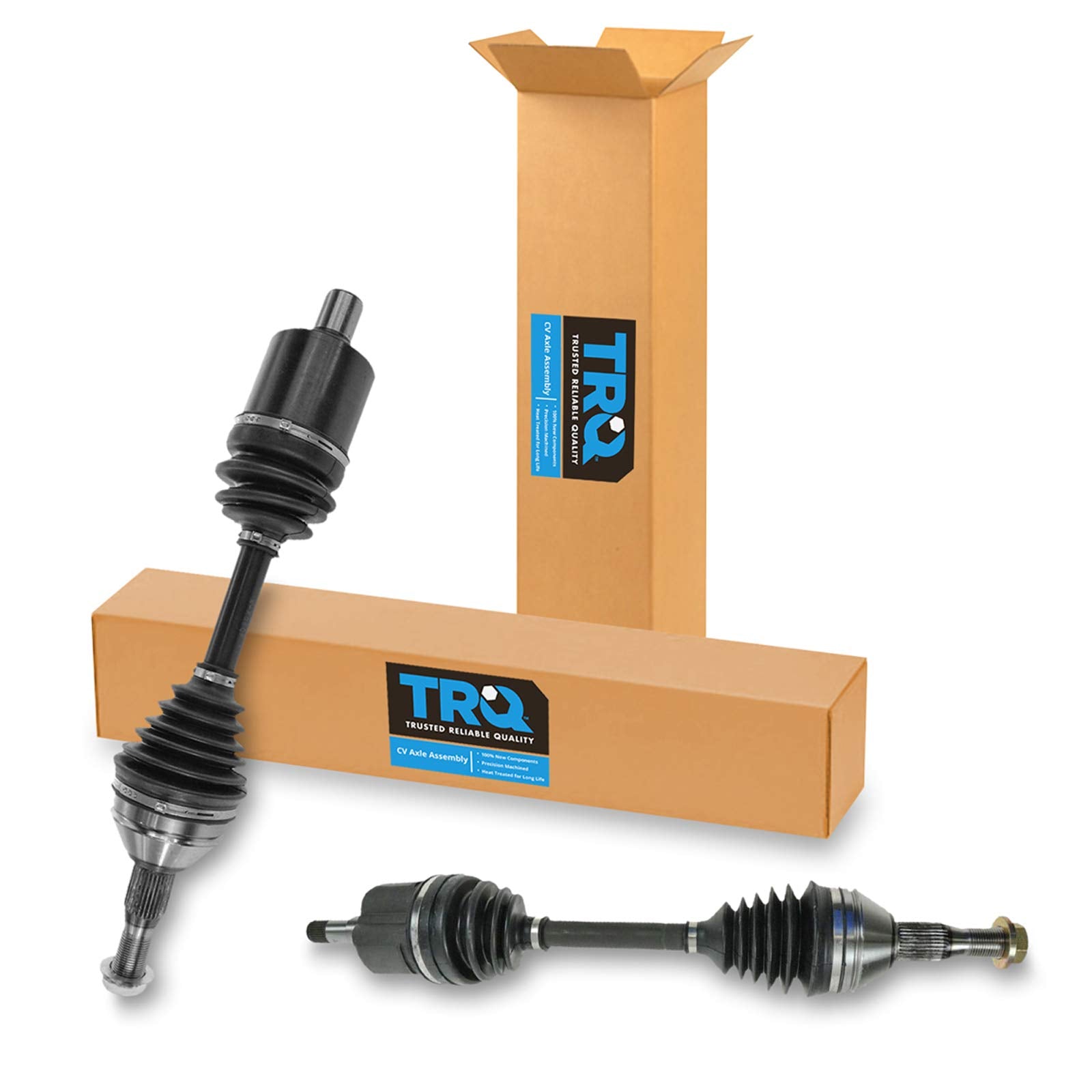 Trq Front Cv Axle Shaft Assembly Set Compatible With 2000-2005 Buick Lesabre 2006-2008 Lucerne 1997-2005 Park Avenue 1997 Rivier