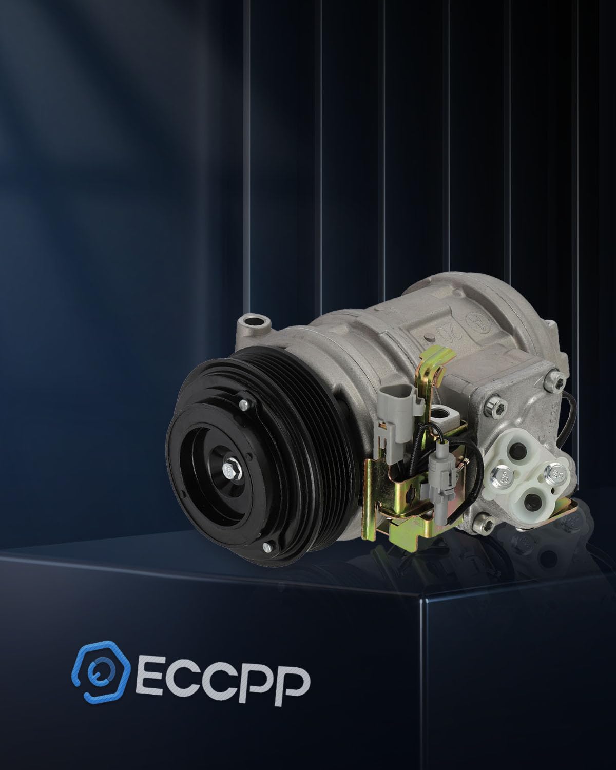 Eccpp A/C Compressor With Clutch 1990-2000 Fit For Lexus Ls400 4.0L 1998-2007 Fit For Lexus Lx470 4.7L Ac Compressor