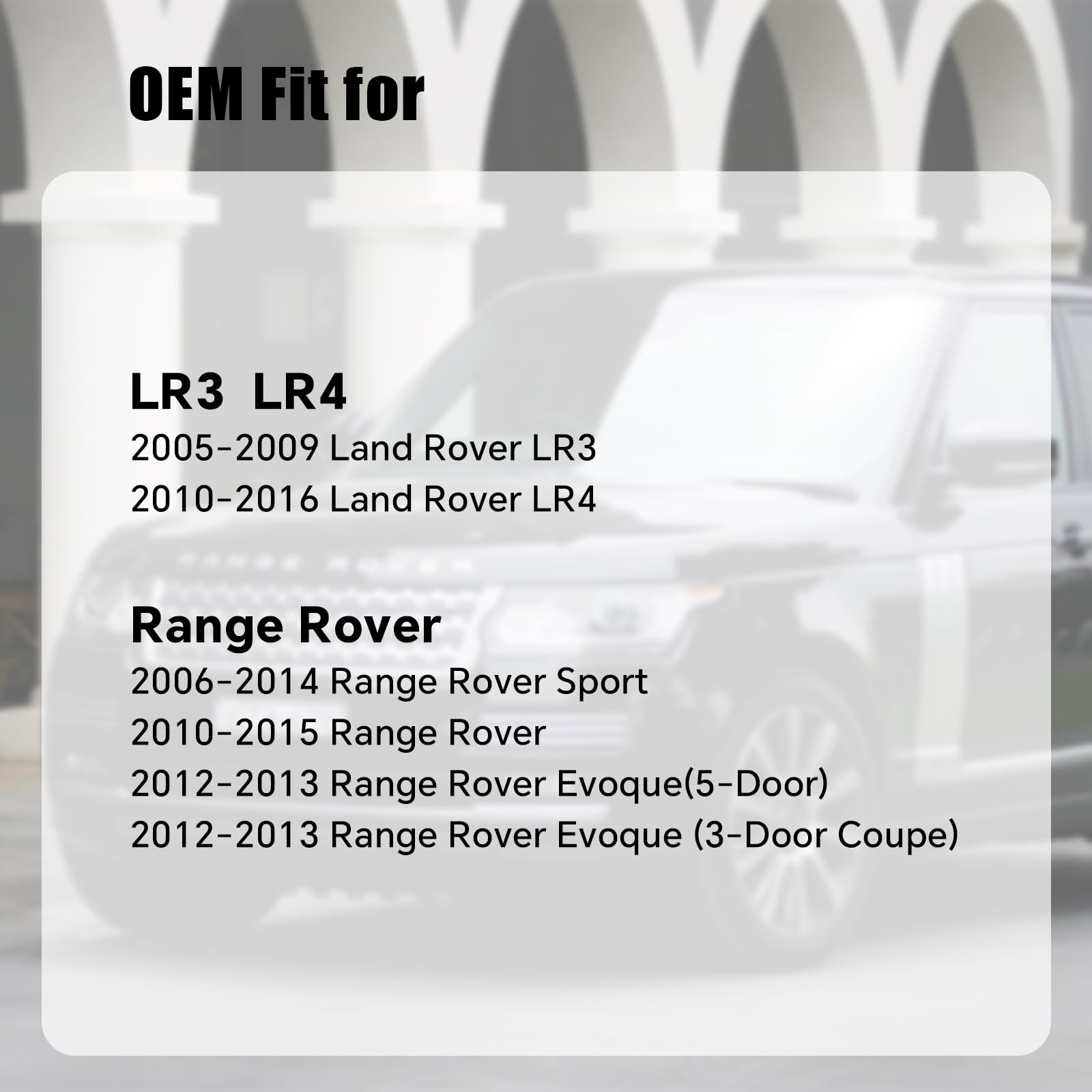 Gas Cap Replacement LR053665 for Land Rover 2012-2017 Range Rover Evoque, 2006-2014 Range Rover Sport, 2005-2009 LR3, 2010-2016