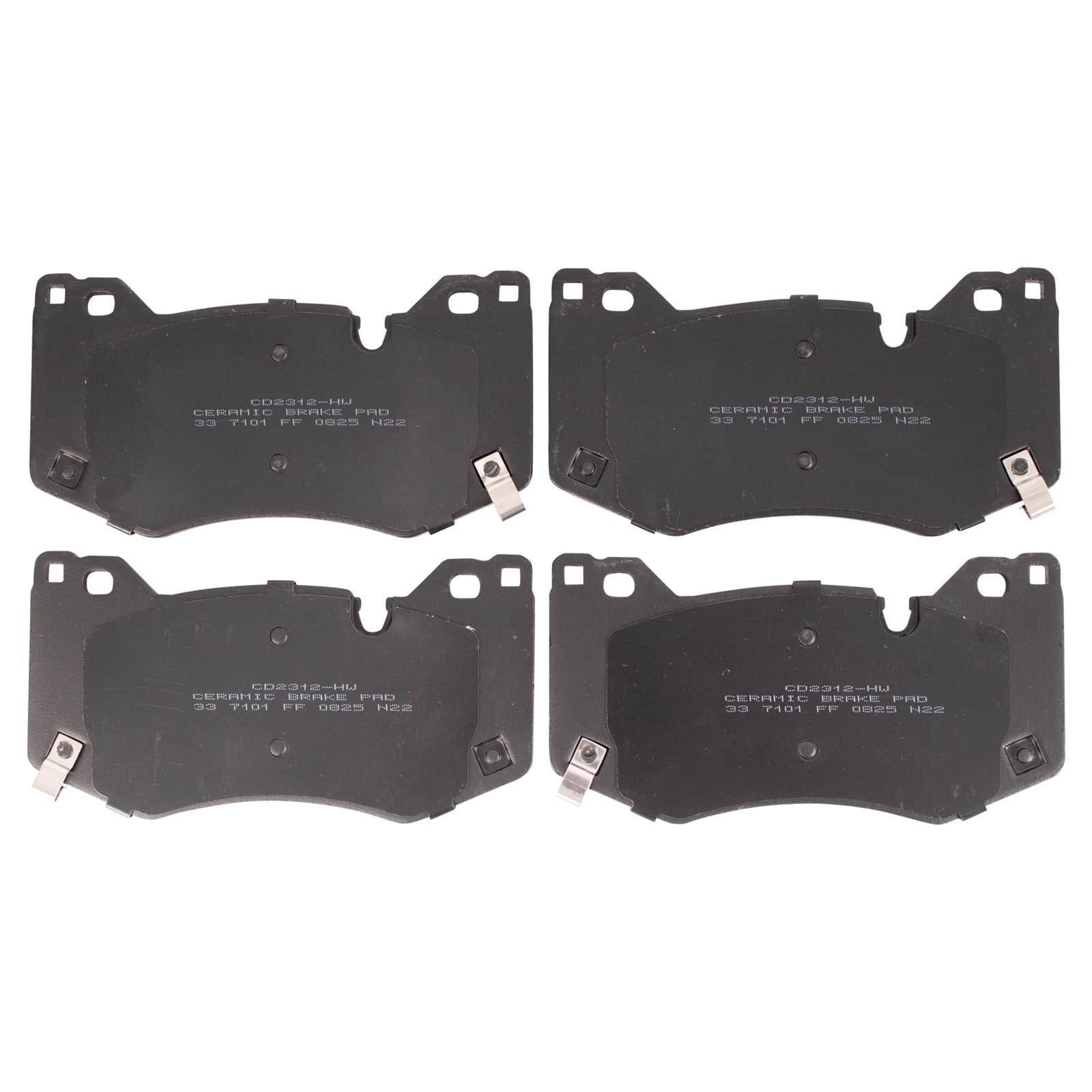 TRQ Front Brake Pads Ceramic Compatible with 2020-2021 Cadillac CT5 Chevrolet Corvette