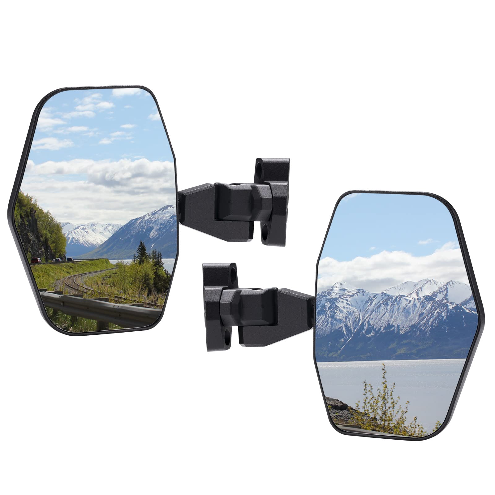 A & UTV PRO Defender Side View Mirrors Compatible with Can-Am Defender Defender MAX 2016-2024 HD5 HD8 HD9 HD10 Limted,Adjustable