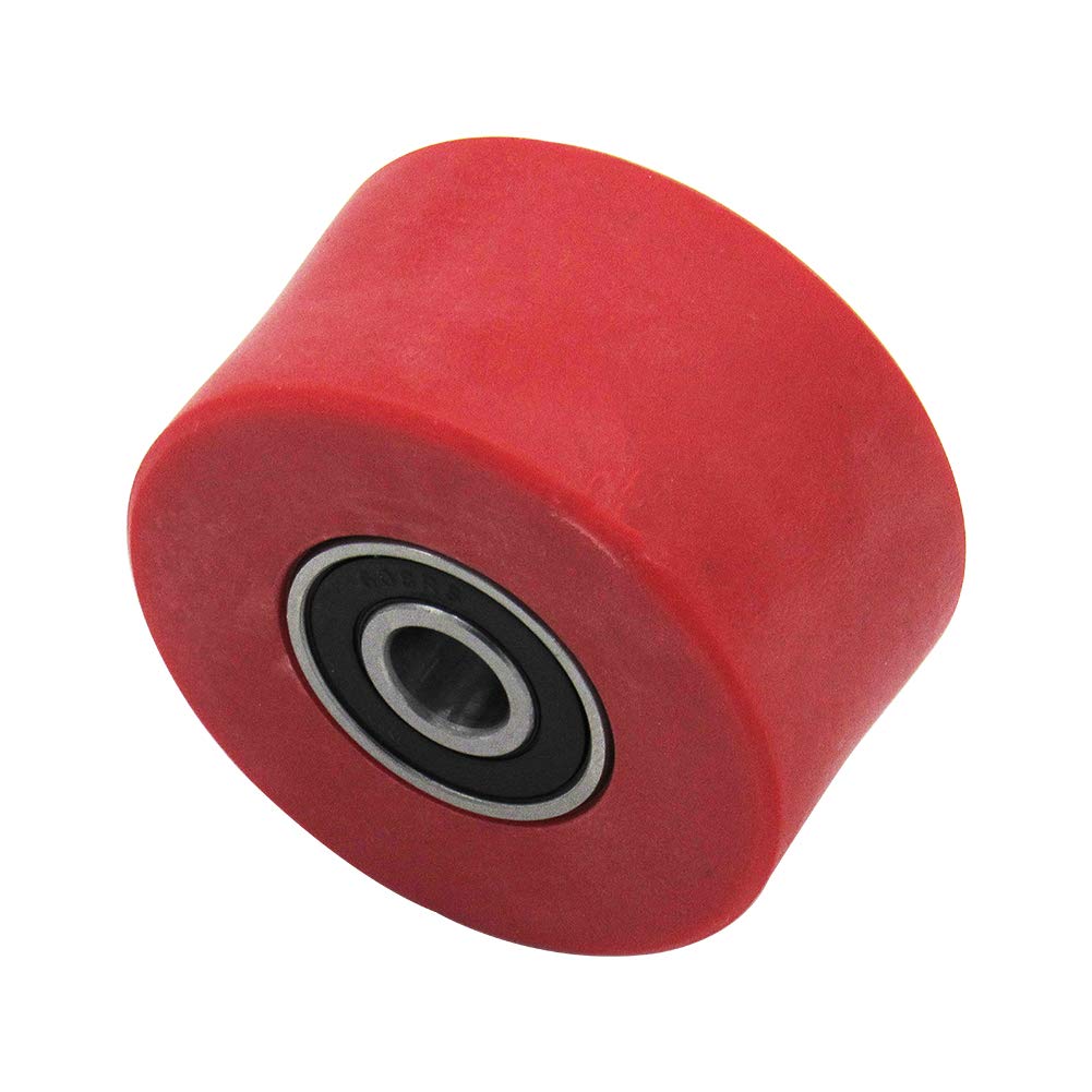 Outlaw Racing Or3078R Chain Roller Guide 43X24Mm Compatible With Honda Cr125R Cr250R Yamaha Yz490 - (Red)