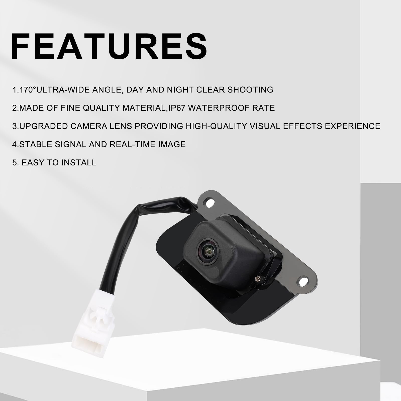 Arokzn 86790-60030 Rear View Backup Camera Compatible With Lexus Gx470 2003-2006 Park Assist Camera Replaces # 8679060030