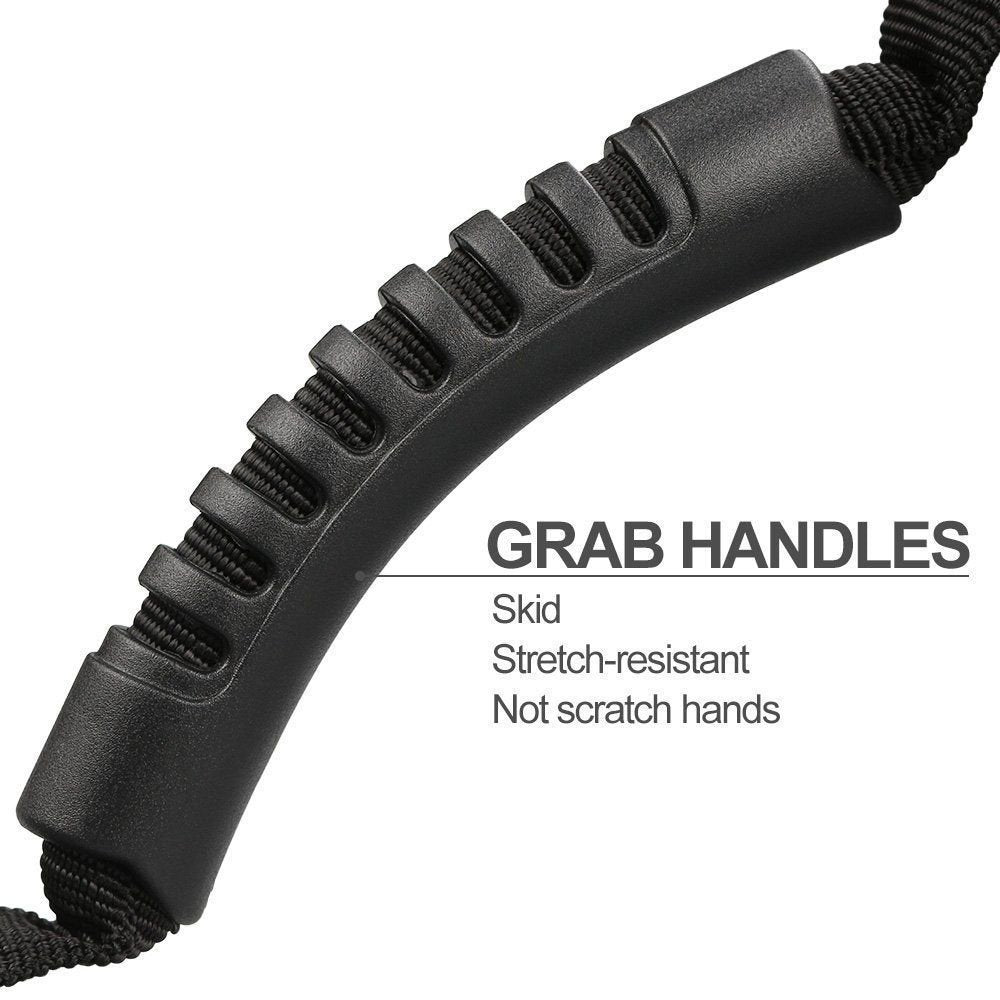 moveland 4 x Grab Handle Compatible with Roll Bar Grab Handles Jeep Wrangler YJ TJ JK JL Sports Sahara Freedom Rubicon X & Unlim