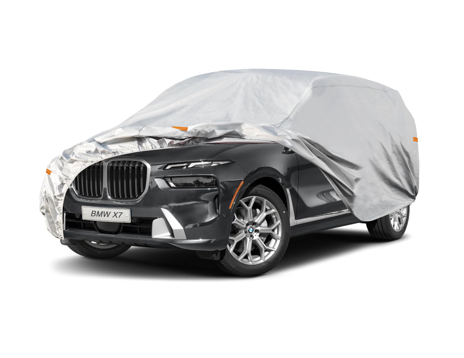 Kayme 6 Layers Suv Car Cover Custom Fit For Bmw X7(2018-2024) Waterproof All Weather For Automobiles, Outdoor Full Cover Rain Su