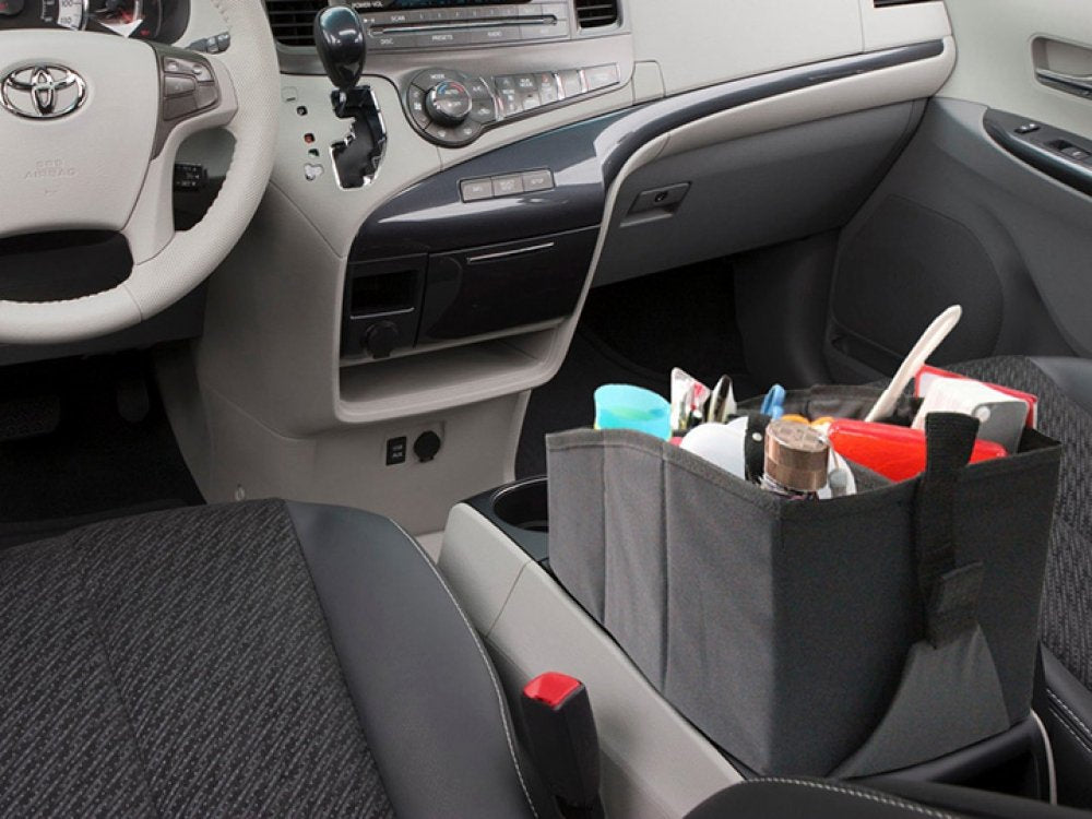 AutoMuko Car Organizer, Car Console Organizer with 6 Large Pockets, + Adjustable Dividers for Keeping Miscellaneous Items Organi