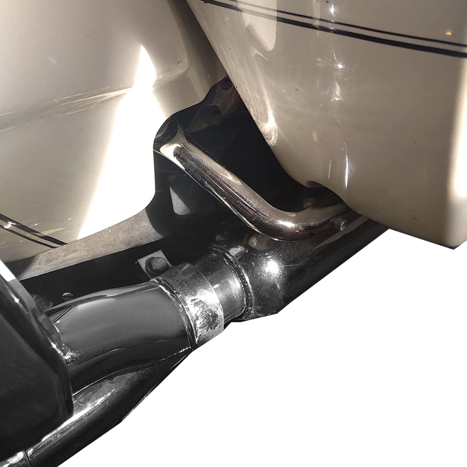 ECOTRIC Saddlebag Guard Support Eliminator Bracket Compatible with 1993-2013 Harley Touring Road King FLHR, Electra Glide FLHT/U