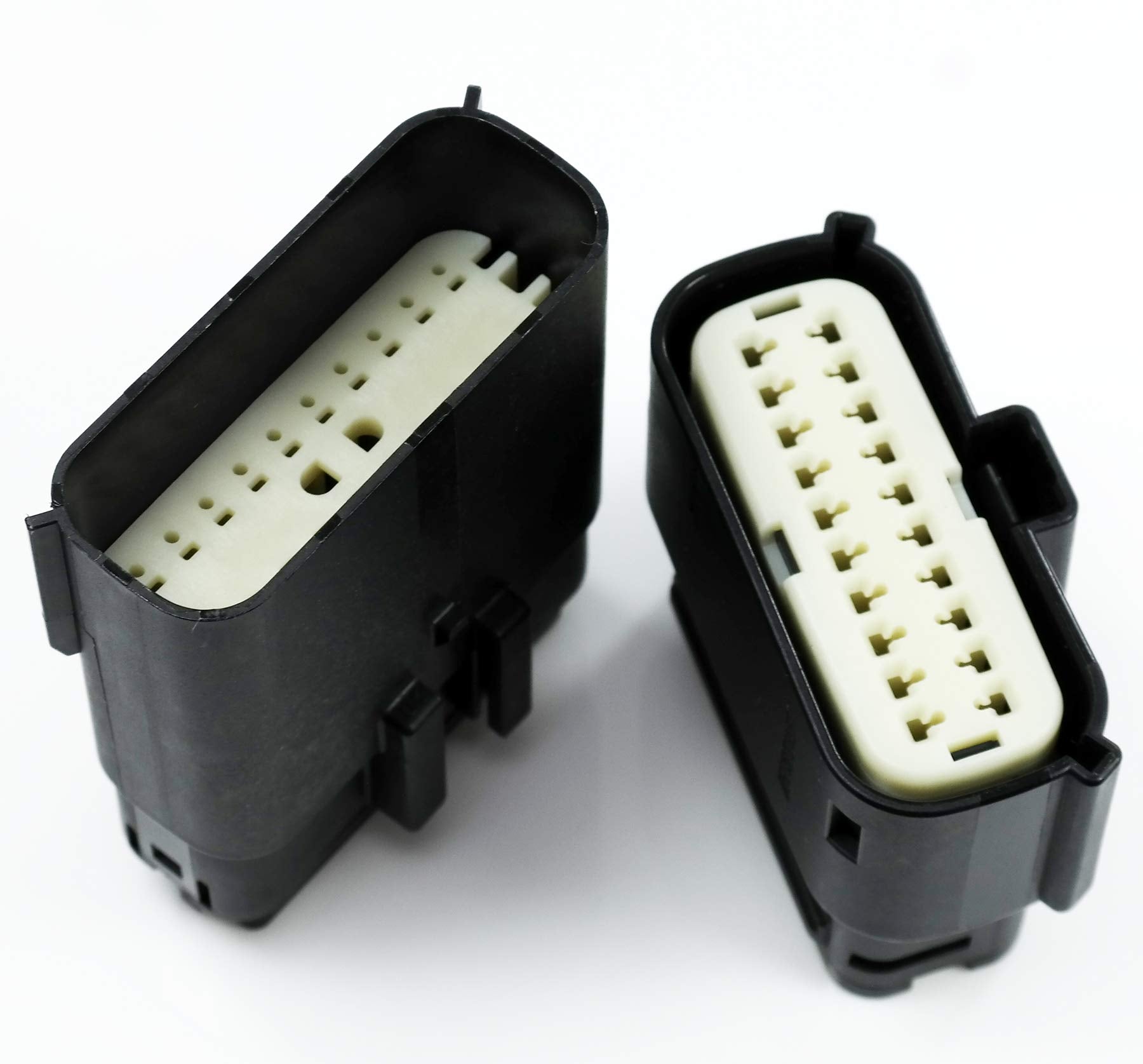 Molex 20 Pin Wire Connector, Harley Black Waterproof, Sealed Kit, Mx150 W/Cpa