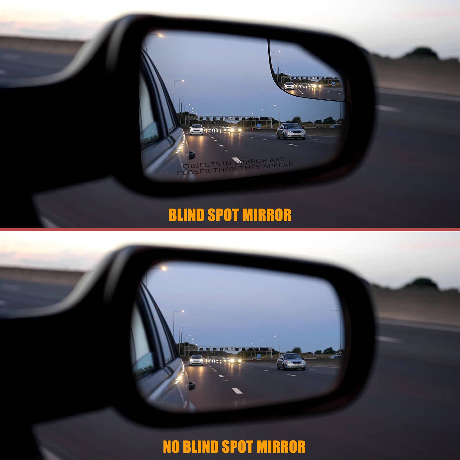 RANSOTO F150 Mirror Glass Right Blind Spot Passenger Side Heated Compatible with Ford F-150 2015 2016 2017 2018 2019 2020 Replac