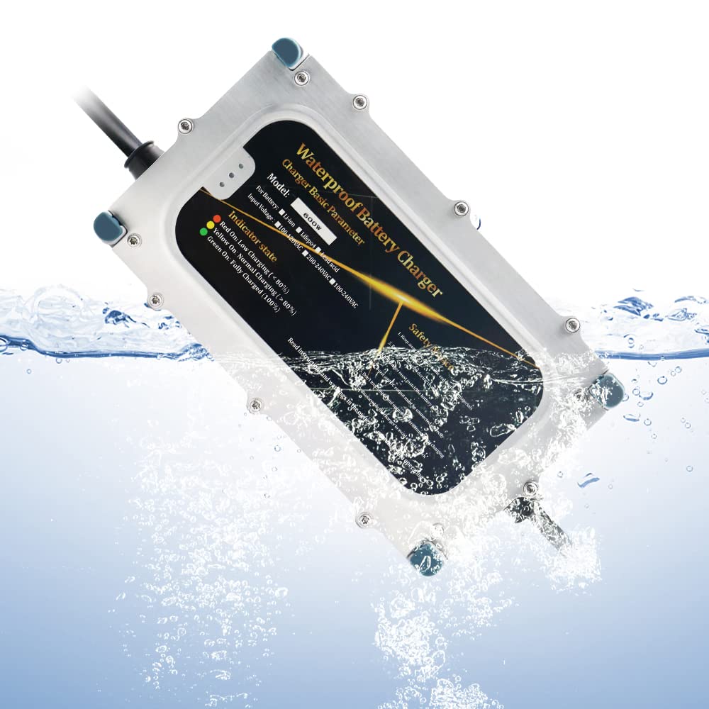 Abakoo 36V 12A Battery Charger Sb50 For Ez-Go Ezgo Txt Marathon 83-94 With Anderson Sb-50 Connector, Ip67 Waterproof