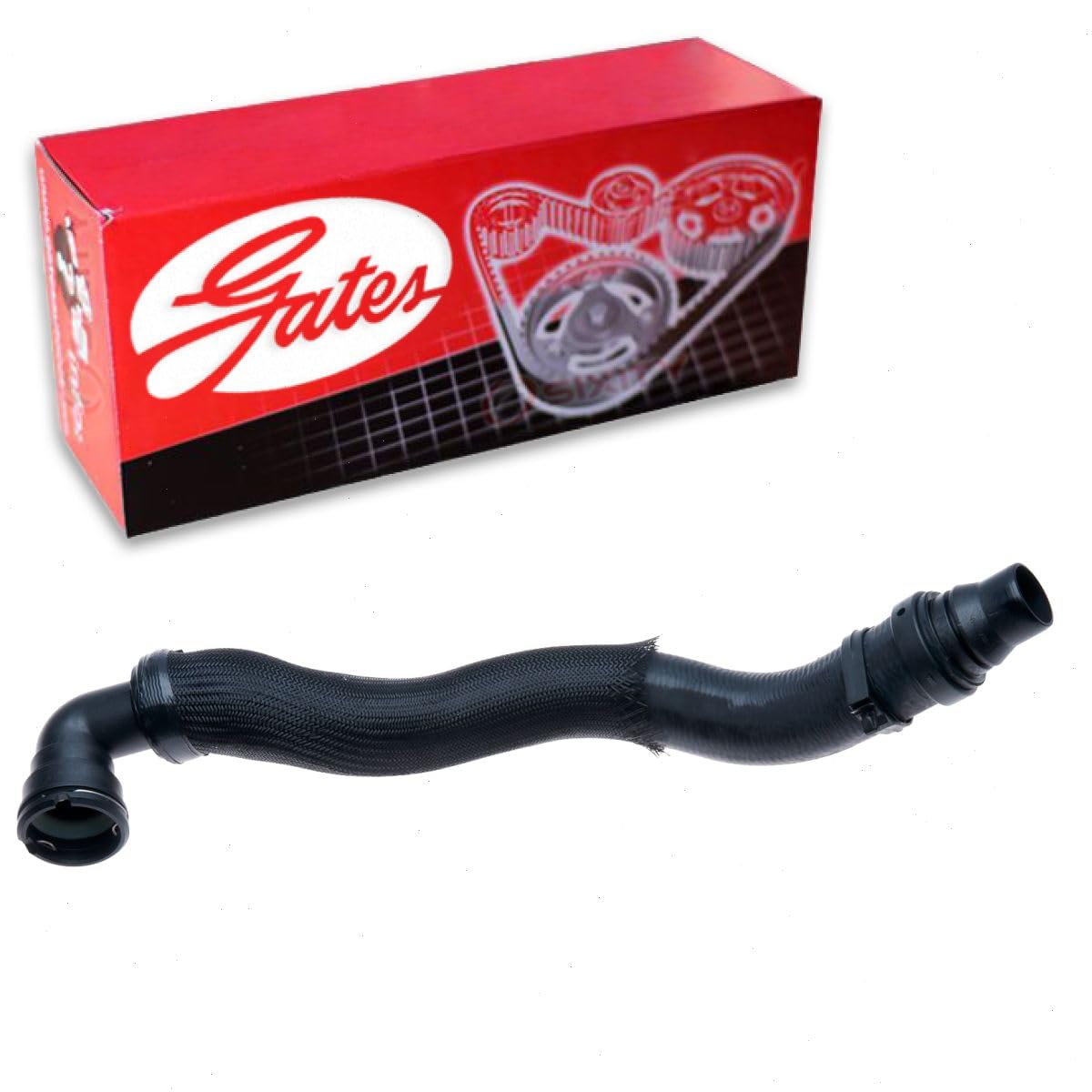 Gates Lower Radiator To Pipe Radiator Coolant Hose compatible with Ford F-350 Super Duty 6.4L V8 2008-2010