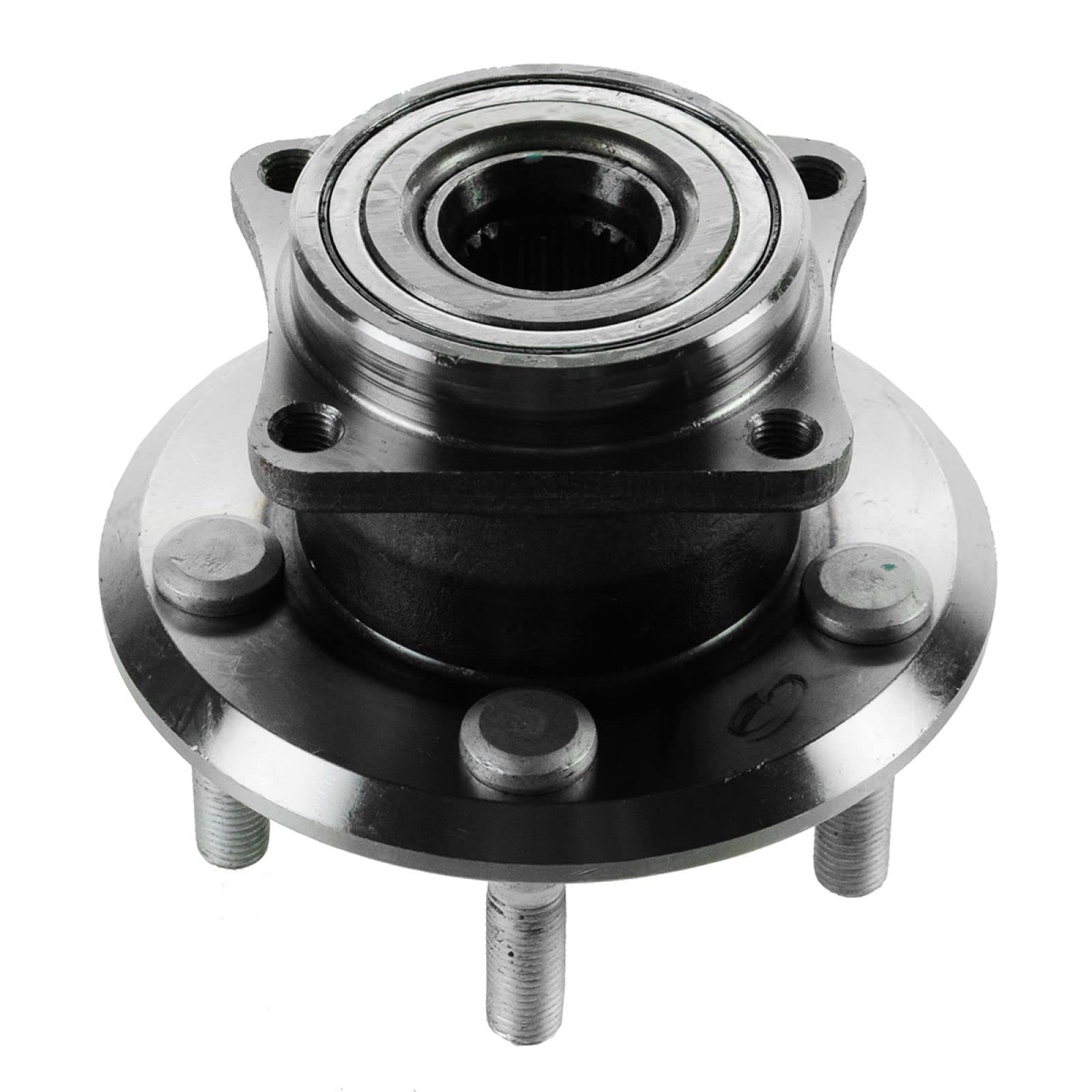 Trq Rear Left Right Wheel Hub Bearing Assembly Driver Passenger Side Compatible With 2003-2006 Pontiac Vibe Toyota Matrix