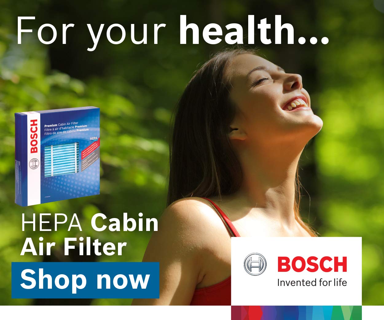 Bosch 6064C Hepa Cabin Air Filter - Compatible With Select Ford Escape; Mercury Mariner