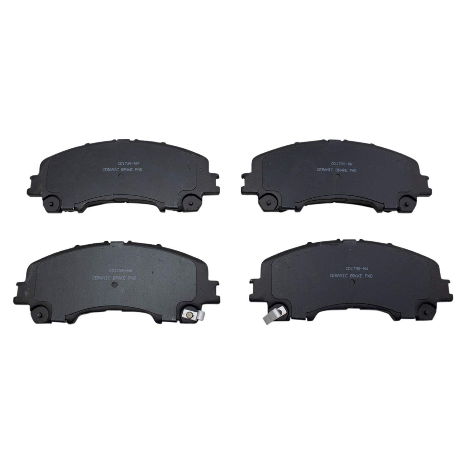 Trq Front Brake Pads Ceramic Compatible With 2014-2020 Infiniti Q50 2017 Q60 2016-2020 Qx50 2014-2019 Nissan Rogue