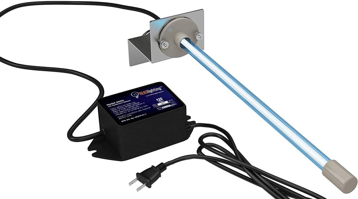 120-220v Power R600 UV Light Coil Cleaner for HVAC AC 14'' Germicidal Bulb with Magnet
