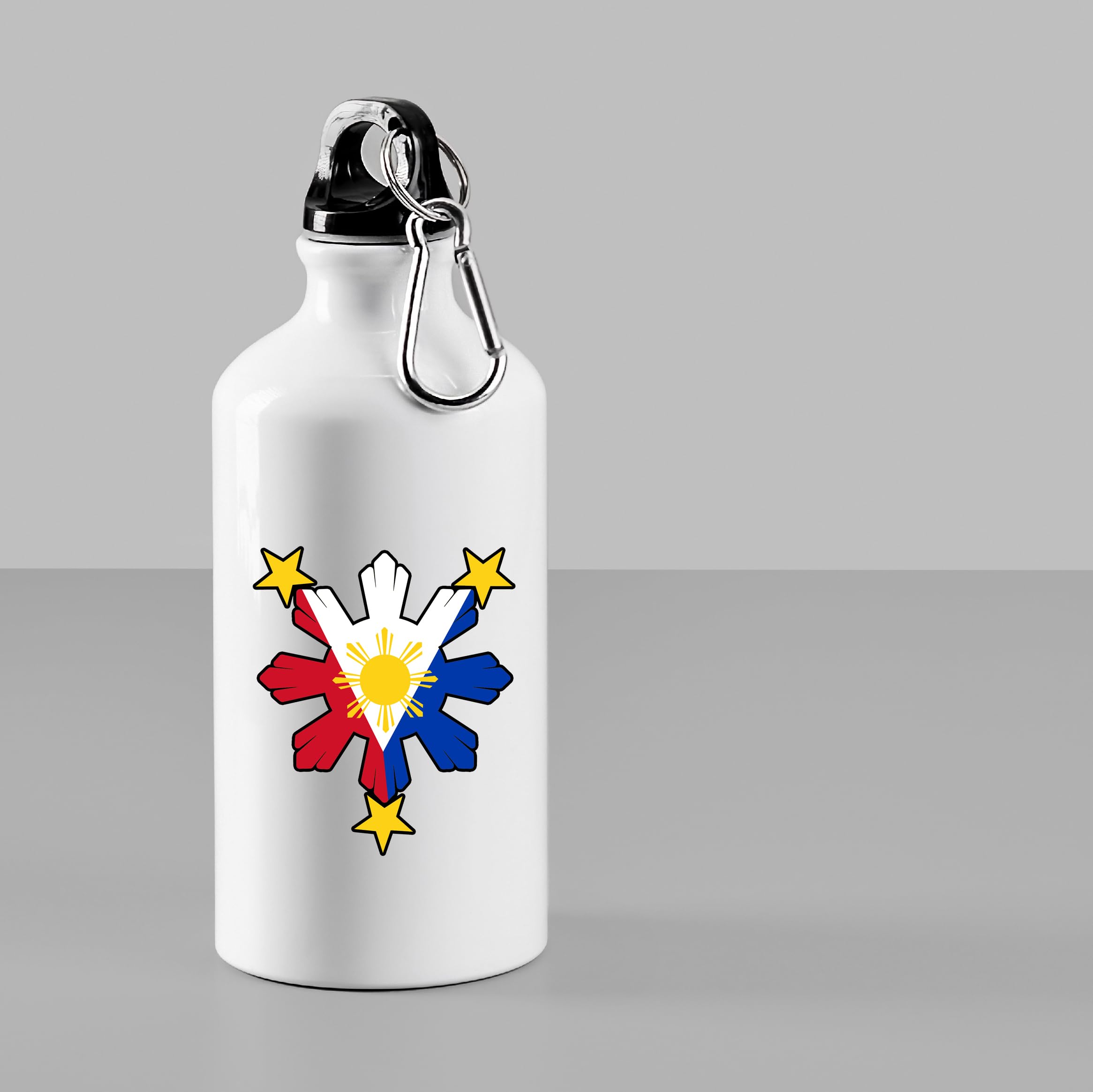 Filipino Pride Star Sun Flag Sticker - Self Adhesive - Vinyl Decal Philippine Philippines for Car (3'' x 2'')