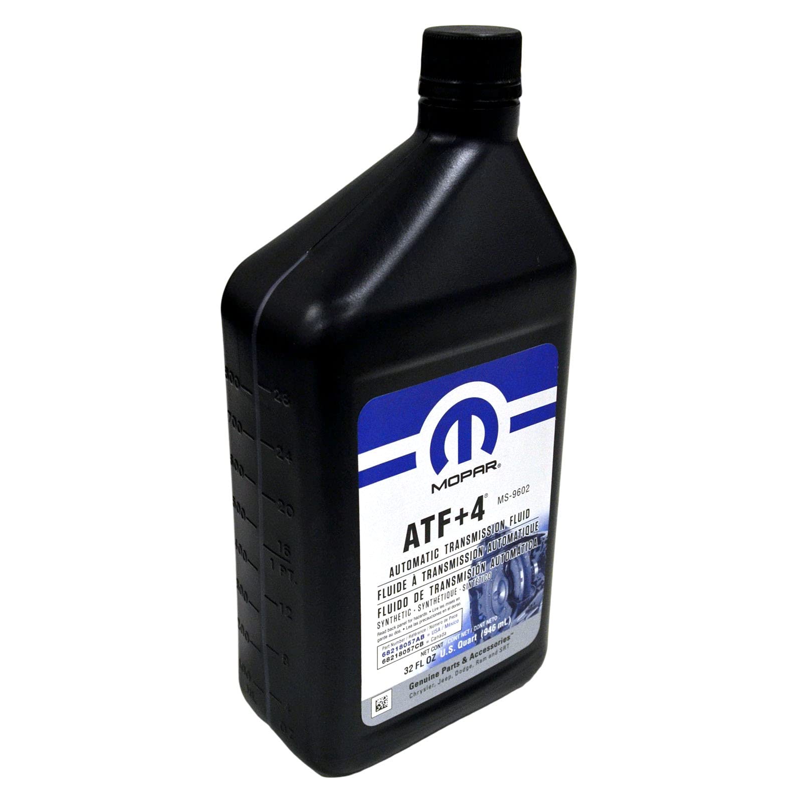 Fits-Jeep Dodge Chrysler Atf+4 Automatic Transmission Fluid Case Of 12 Quarts Mopar