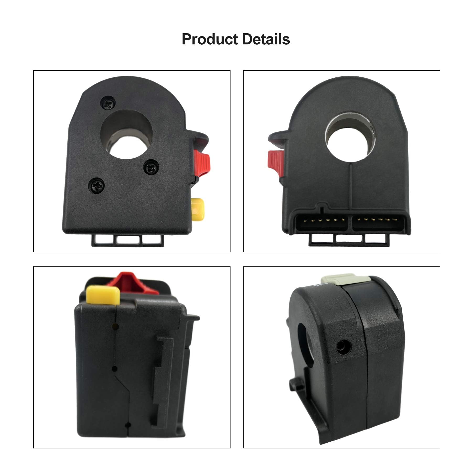 Left Handlebar Bar Switch, Engine Start Run Off Headlight HI LO Off Start Light Switch for Polaris Magnum Scrambler Sportsman Tr