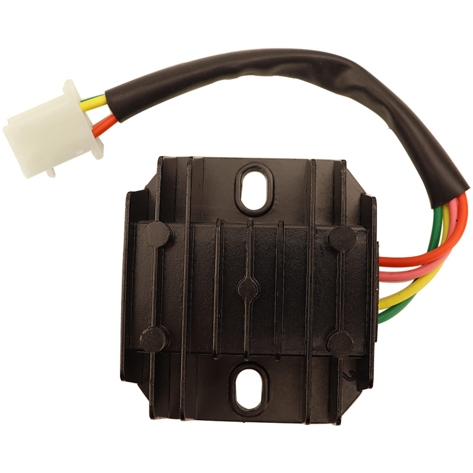Zsoog GY6 Ignition Coil Voltage Regulator Solenoid Relay 6 Pin CDI Box Spark Plug Kit for 50cc 125cc 150cc ATV Quad Go Kart Dirt