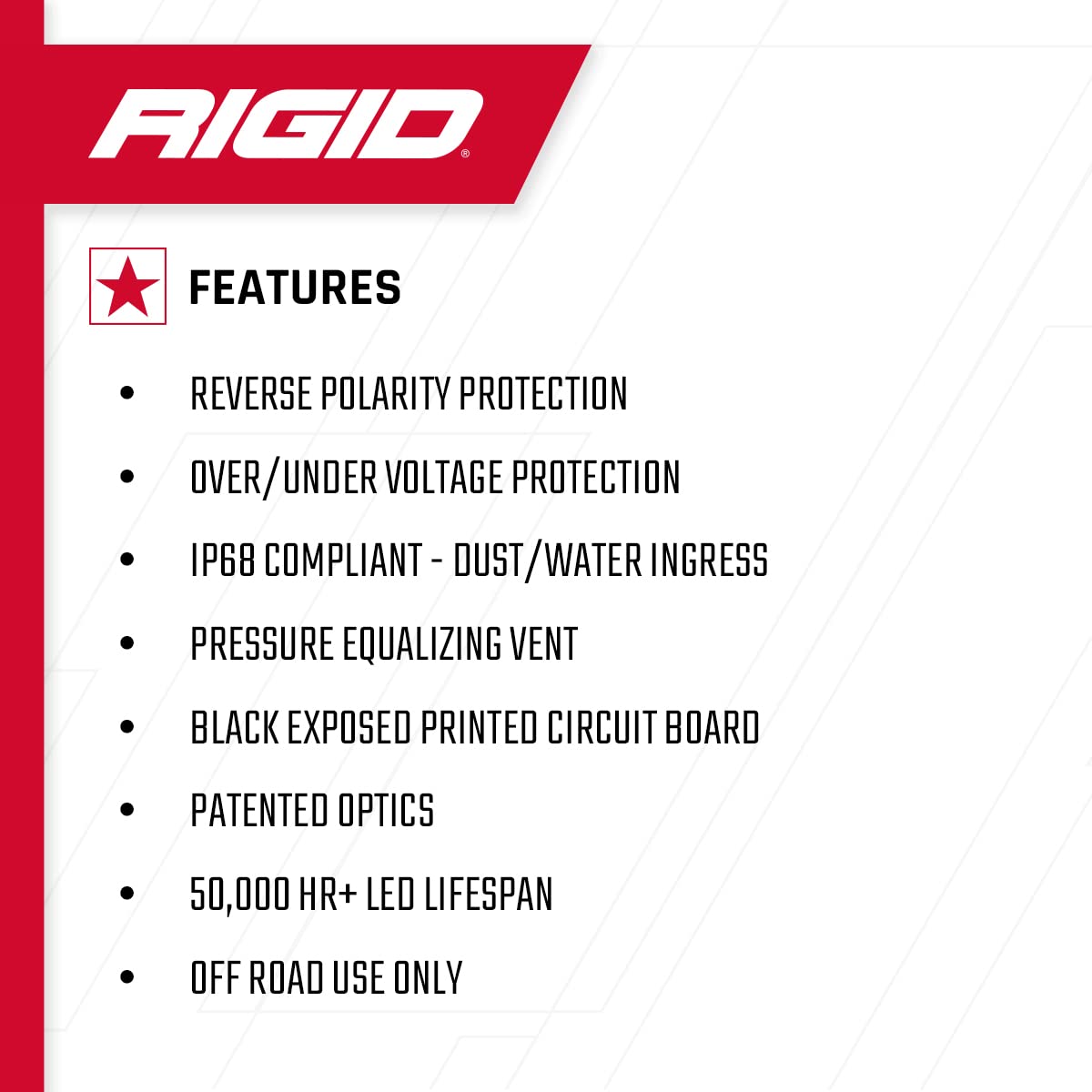 Rigid Industries - 360-Series 4'' Led Off-Road Spot Beam W/Amber Backlight