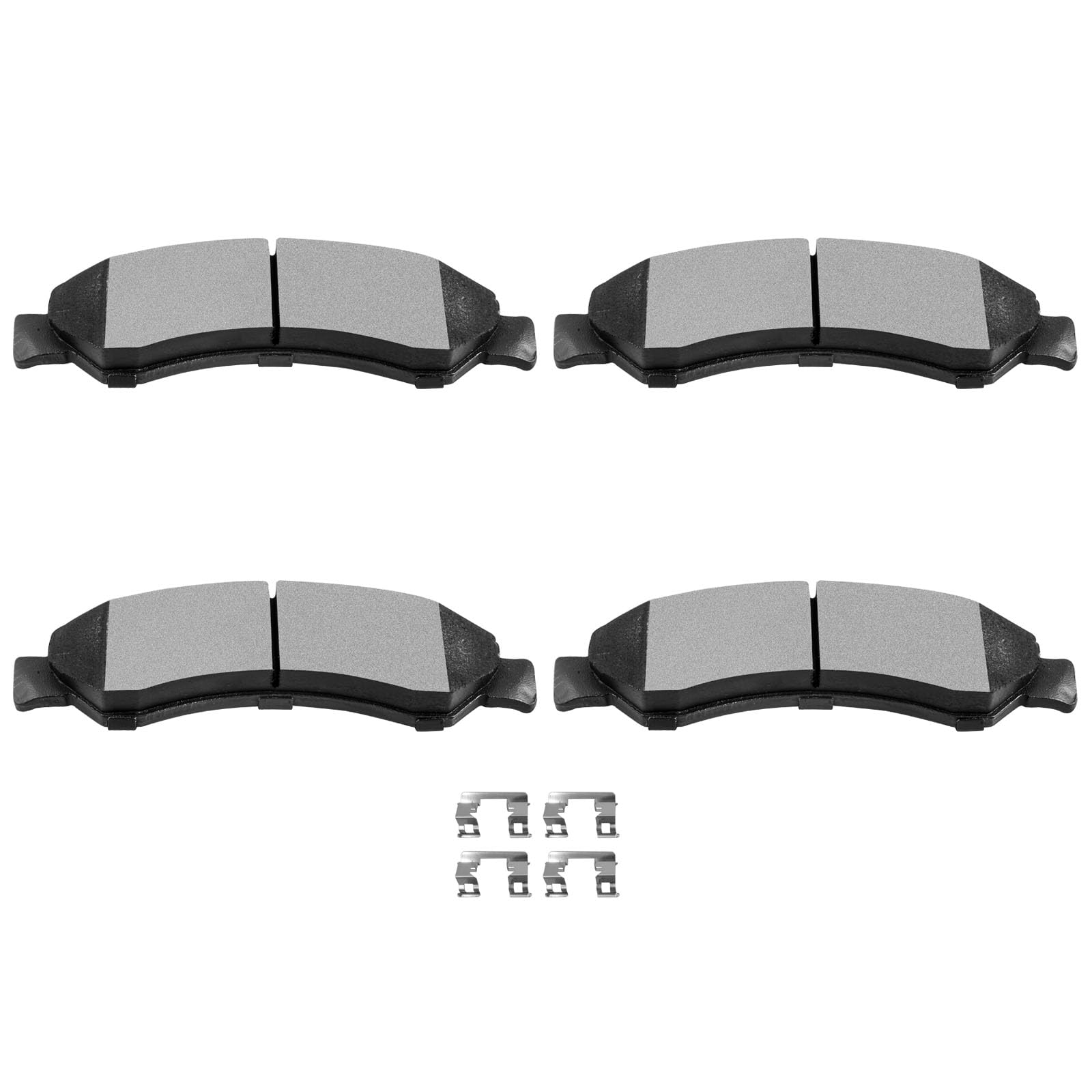 Scitoo D1092 Front Semi-Metal Brake Pads Sets Fit For Cadillac Escalade Esv/Ext,For Chevy Avalanche/Silverado 1500/Silverado 150