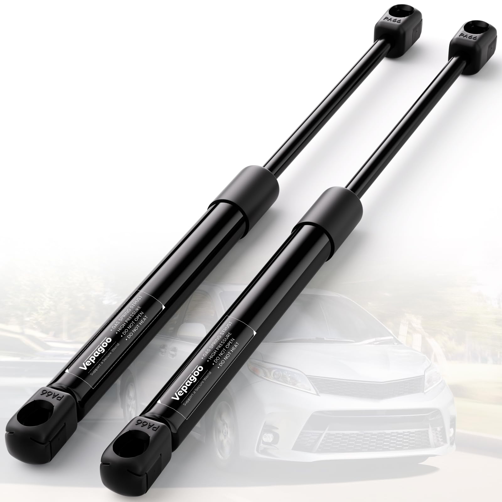 Vepagoo Pm1124 Rear Hatch Liftgate Tailgate Struts Compatible With 2011-2020 Toyota Sienna Gas Shock Lift Supports,6895008021, 6